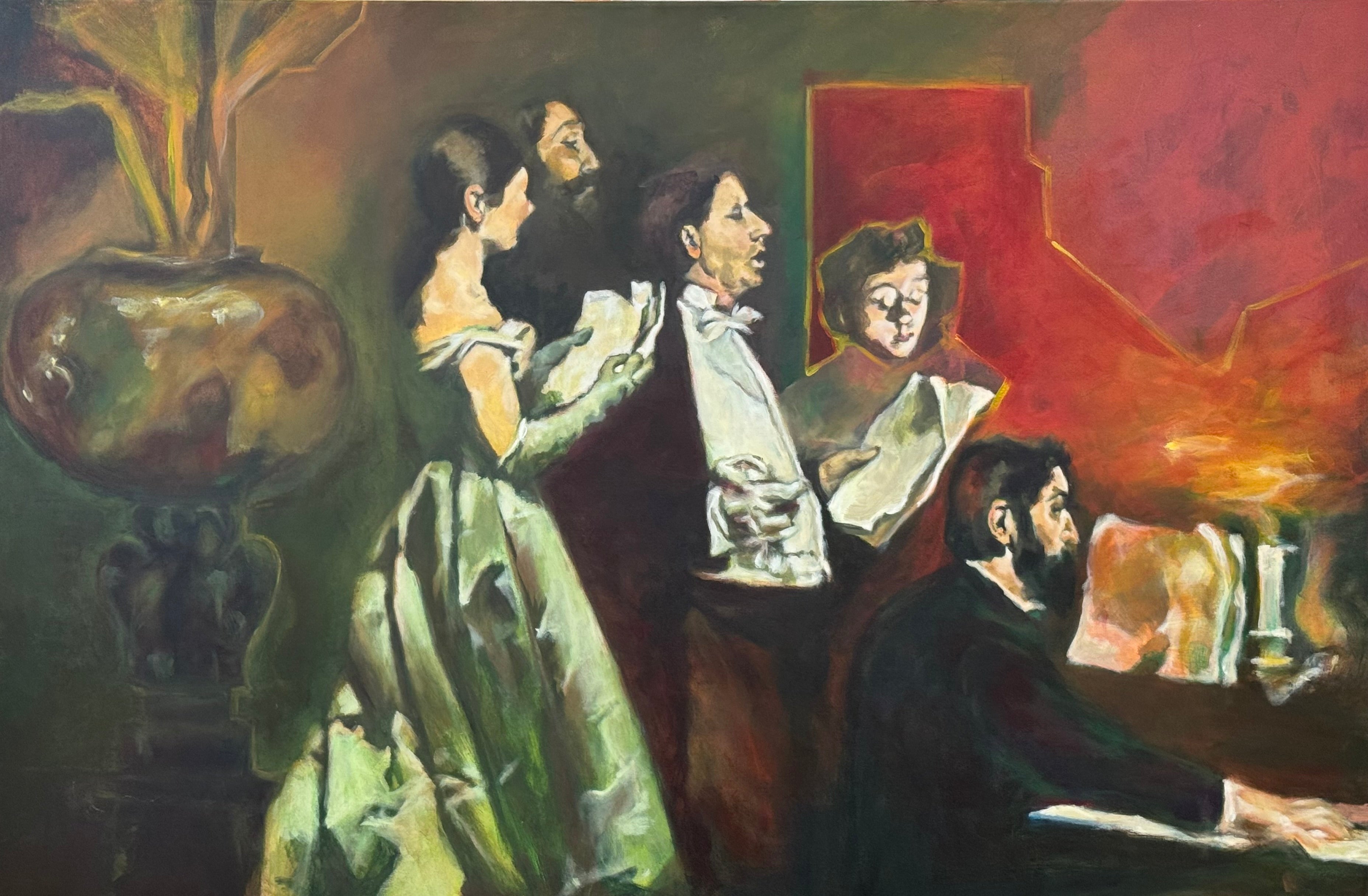 O Coro de Amadores 180x100 cm